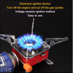 Mini arzator cu butelie inclusa pentru drumetii 