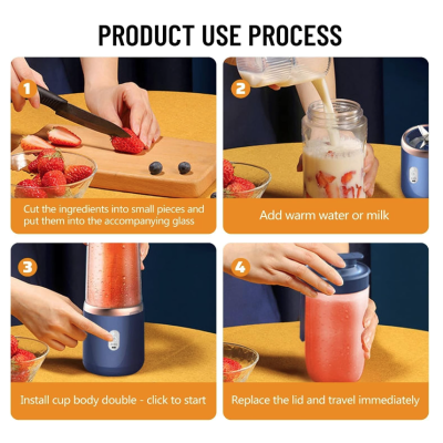 Mini Blender electric multifunctional cupa portabila