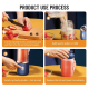 Mini Blender electric multifunctional cupa portabila