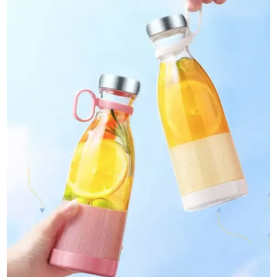 Mini blender portabil smoothie si shake incarcare usb 6 lame otel Inoxidabil 380 ml