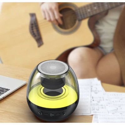 Mini boxa portabila cu extra bass RGB sunet 360 HD bluetooth Q YXB150