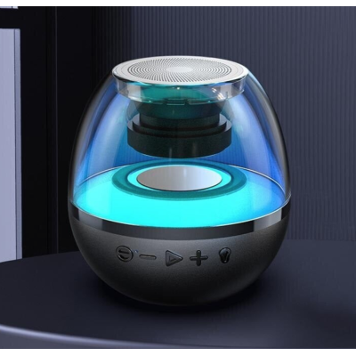 Mini boxa portabila cu extra bass RGB sunet 360 HD bluetooth Q YXB150