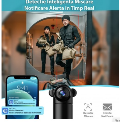 Mini Camera supraveghere Andowl Q SX82 4K Wifi rotativa