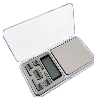 Mini cantar electronic pentru bijuterii 500g/0.1g Argintiu