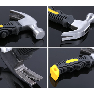 Mini ciocan cu gheare din otel multifunctional cu maner anti alunecare