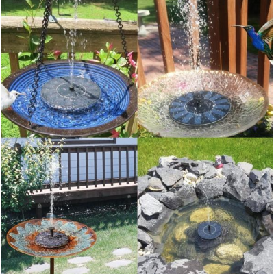 Mini Fantana de apa cu panou solar