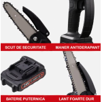 Mini Fierastrau Electric - Baterie 4000 mAh, 24V, 6 Inch
