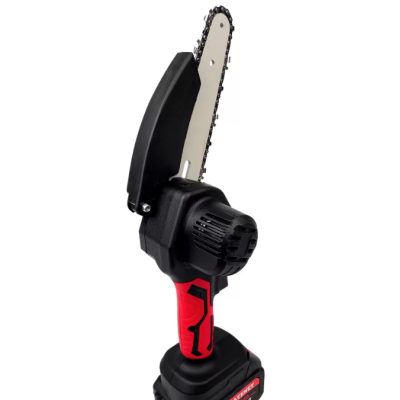 Mini fierastrau electric fara fir cu lant 6 inch si 2 acumulatori 42V