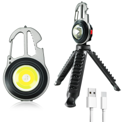 Mini lanterna camping 7 moduri de iluminare Led functie desfacator sticle cu Usb  W5137