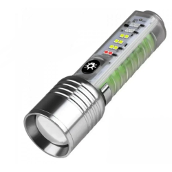 Mini lanterna de mana BL 520D COB + XPE magnetica lupa tip C