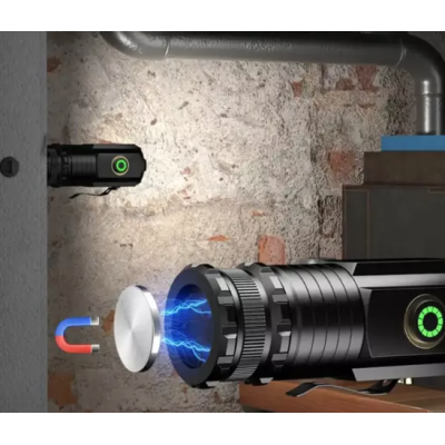 Mini Lanterna de mana CB 350X cu LED P35 puternic reincarcabila 30W