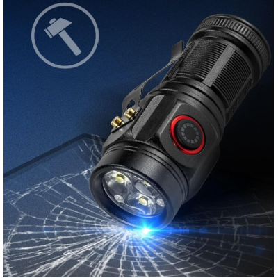 Mini lanterna de mana W5182 puternica cu 3 LED