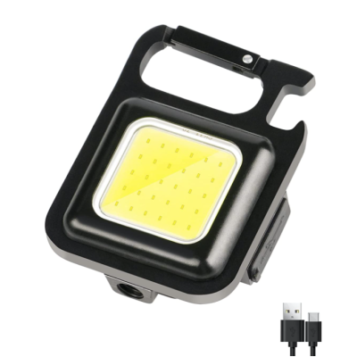 Mini lanterna portabila 800 lumeni cu baza magnetica