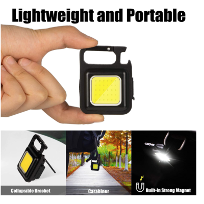 Mini lanterna portabila 800 lumeni cu baza magnetica