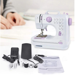 Mini masina de cusut FHSM-505 Alb 31x30x15 cm