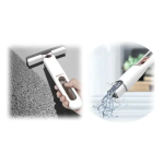 Mini mop portabil cu sistem autostoarcere pentru suprafete si geamuri