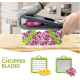 Mini Tocator de Legume 24-in-1: Mandolina de Bucatarie Multifunctionala