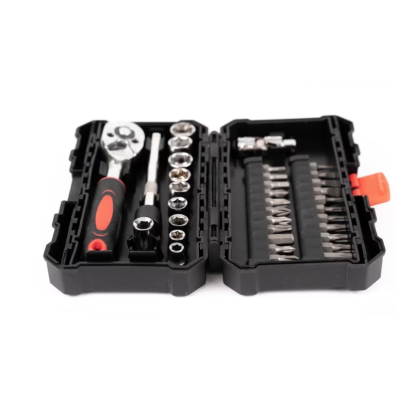 Mini Trusa chei tubulare si biti 1/4 cu 35 de piese