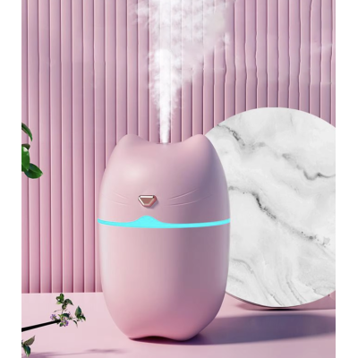 Mini umidificator 260 ml urechi de pisica cu design mic RD E383 2 moduri pulverizare