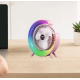 Mini ventilator de birou rotund cu LED RGB