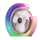 Mini ventilator de birou rotund cu LED RGB