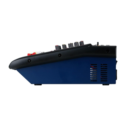 Mixer audio profesional cu amplificare putere 2x250 W 4 canale 16 efecte egalizator 5 benzi