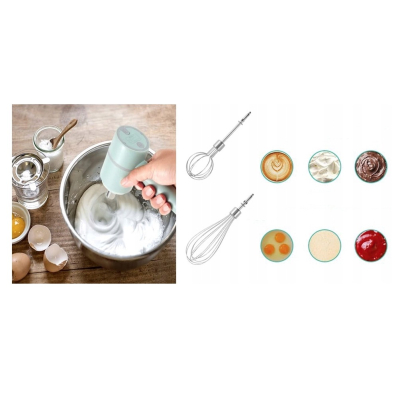 Mixer de mana electric portabil fara fir 3 in 1 AO-78163