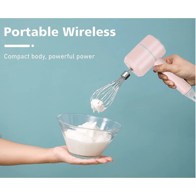 Mixer de mana electric portabil fara fir 3 in 1 AO-78163