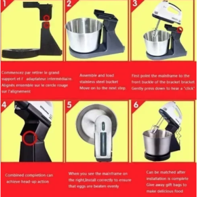 Mixer electric 200W cu 7 viteze capacitate 2L Andowl Q J09