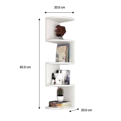 Mobilier de Colt cu 5 rafturi 20 x 20 x 82 cm