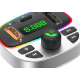 Modulator auto cu LED RGB BT FM Handsfree USB Andowl Q C668