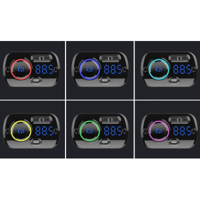 Modulator auto FM BC49BQ Bluetooth 5.0 Fast Charge 3.0 Handsfree Car Kit