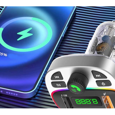 Modulator auto Q C666 handsfree USB FM Bluetooth 20W