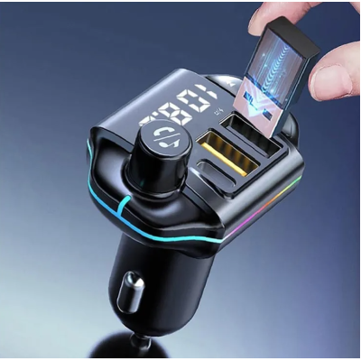 Modulator Fm auto Rgb ZTB-A10 - 20W Negru