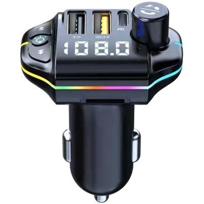 Modulator Fm auto Rgb ZTB-A10 - 20W Negru