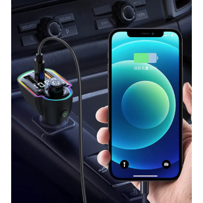 Modulator FM Bluetooth 5.0 Incarcare rapida MP3 Player Tip C PD 20W USB QC 3.0 ZTB-A8