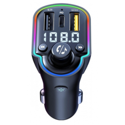 Modulator FM Bluetooth 5.0 Incarcare rapida MP3 Player Tip C PD 20W USB QC 3.0 ZTB-A8