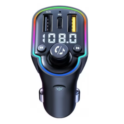 Modulator FM Bluetooth 5.0 Incarcare rapida MP3 Player Tip C PD 20W USB QC 3.0 ZTB-A8