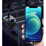 Modulator FM Bluetooth 5.0 Incarcare rapida MP3 Player Tip C PD 20W USB QC 3.0 ZTB A8