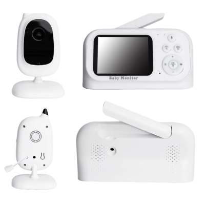 Monitor video pentru bebelusi cu camera si ecran LCD de 3.2 inchi cu camera vedere nocturna