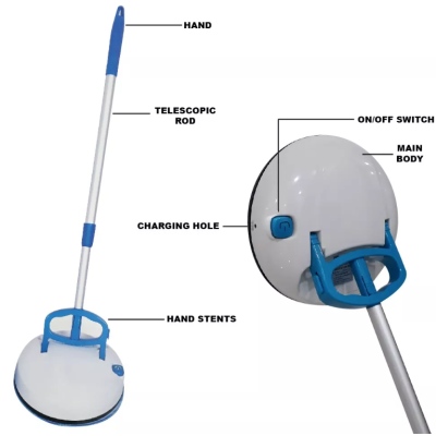 Mop 360 grade cu abur