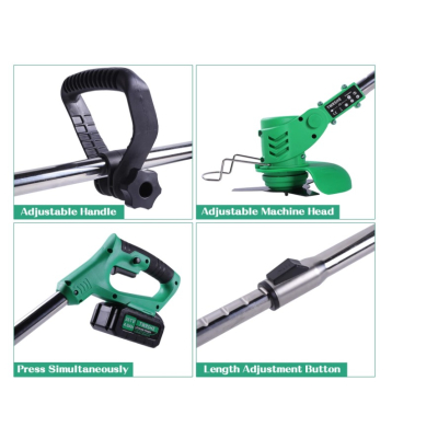 Motocoasa electrica cu 2 acumulatori 24V 6500 Mah