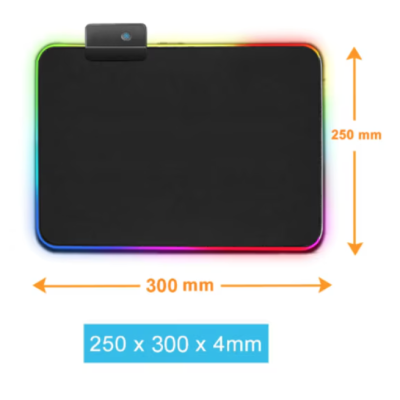 Mousepad Gaming Andowl Q R20 cu LED multicolor USB