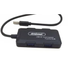 Multi HUB cu 4 USB Andowl Q HU302 negru