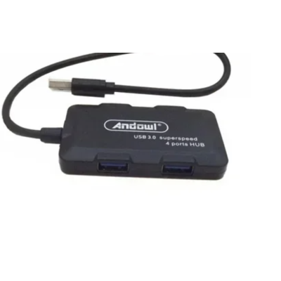 Multi HUB cu 4 USB Andowl Q HU302 negru