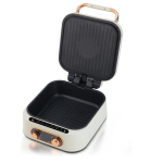 Multicooker RAF 3 In 1 Hot Pot Grill putere 1800W Alb