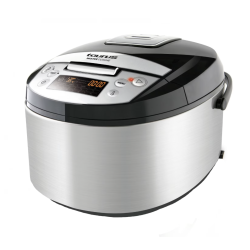 Multicooker Taurus Master Cuisine 860W capacitate 5 l cu 12 programe Timer Ecran LCD Inox