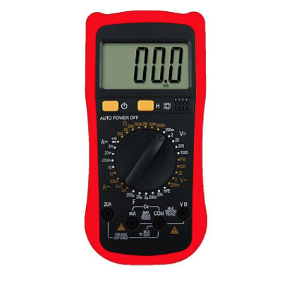 Multimetru digital carcasa antisoc afisaj LCD YI 2019