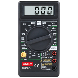 Multimetru digital DT830B negru