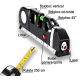 Nivela cu Laser Level Pro3 Multifunctionala cu Boloboc si Ruleta